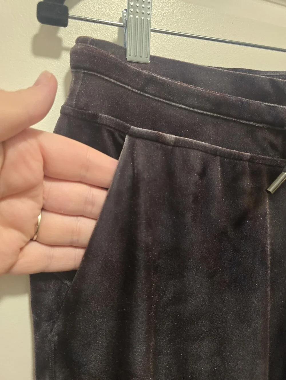 Lululemon Athletica Ready To Crush Velour High Rise Charcoal Gray Jogger Size 6